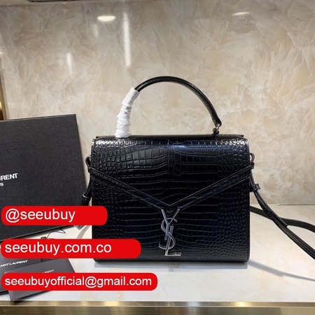 High Quality Replica YSL 578000 Cassandra Top Handle Black Bags