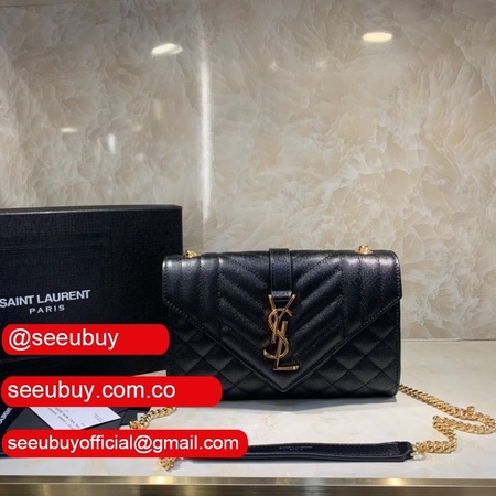 YSL Replica black Saint Laurent Envelope crossbody 526286 bag