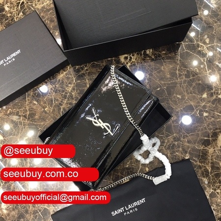 AAA+ Ysl Replica Saint Laurent Shoulder 24CM Black Bags