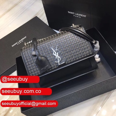 High Quality Replica New YSL Shoulder Black Bag