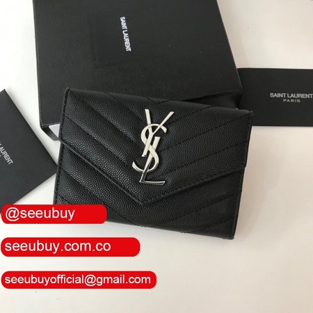 High Quality Yves Saint Laurent Key & Card Holders Black