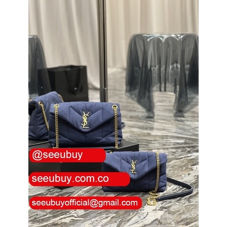 YSL Luxury Saint Laurent Replica 23/29cm Loulou Puffer 577476 Bag