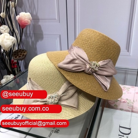 High Quality CC Replica Straw hat with bow