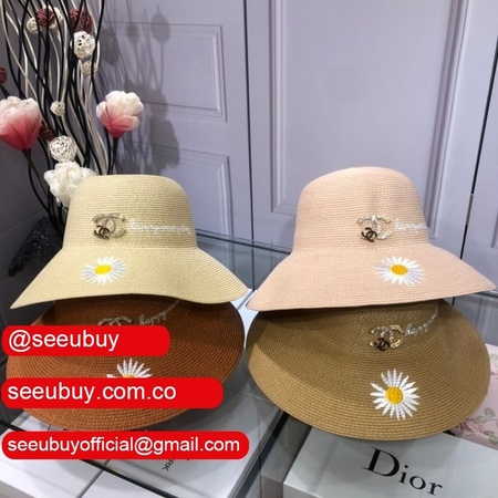 New Wholesale CC Replica Daisy Straw Hat