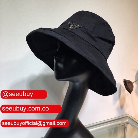 High Quality Prada Canvas foldable fisherman hat