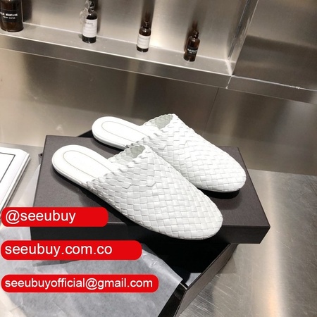 Hottest Bottega Veneta Fashion Slippers White