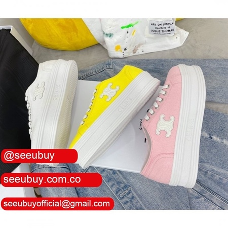 Buy 2022 Replica Celine Platform Canvas Shoes Online