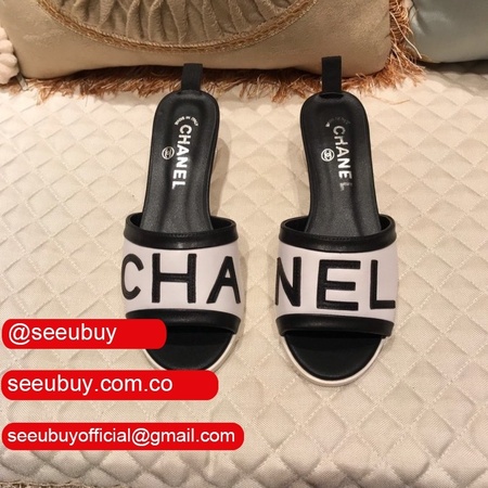 Top quality CC Lambskin Slippers