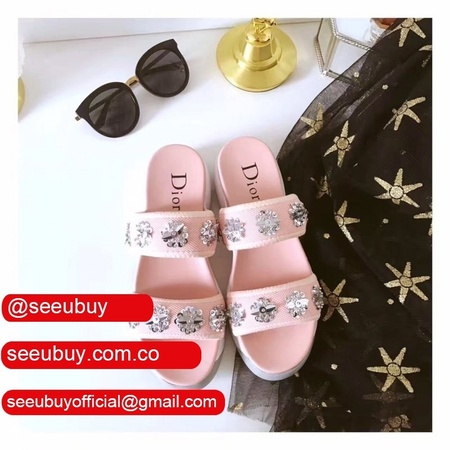 Best Dior Flat Slipper AAA+ 007