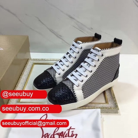 cheap christian louboutin Cowhide mens shoes