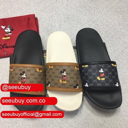 Cheap Gucci Mickey slippers