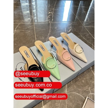 2021 Replica Prada High heel slippers Sneakers Shoes